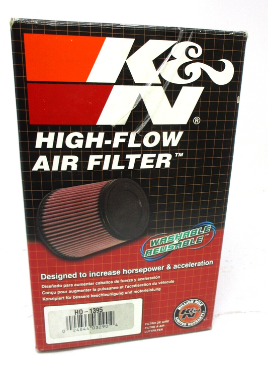 K&N High-Flow Washable Replacement Air Filter for BT w/ Fuel Injection HD-1395