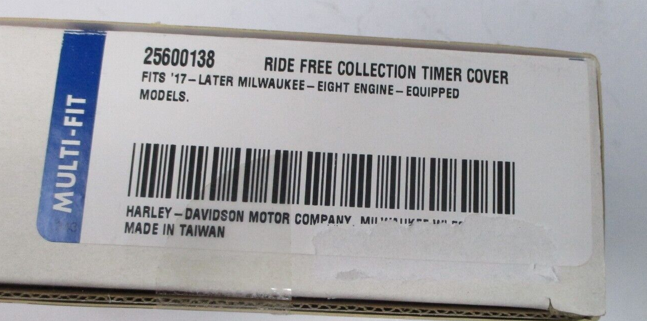 Harley-Davidson Ride Free Collection Timer Cover 25600138