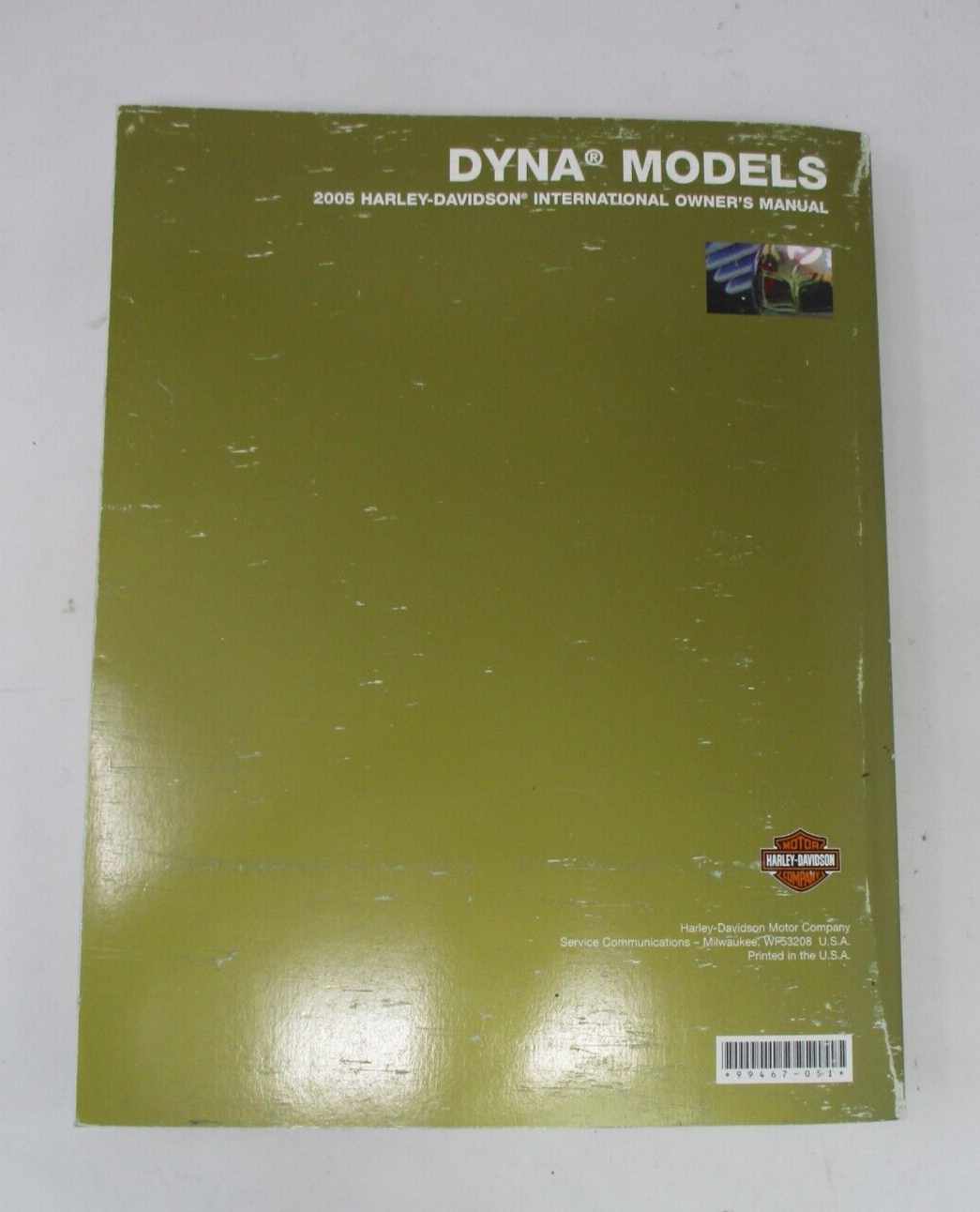 Dyna Models 2005 Harley-Davidson International Owner's Manual 99467-051