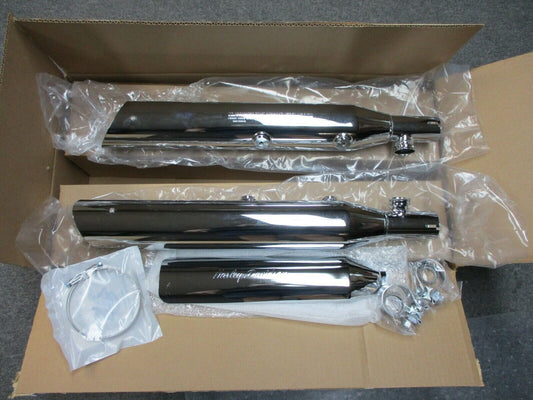 Harley Davidson OEM FXSTI Softail Shorty-Dual Muffler Slip-On Kit 80422-06