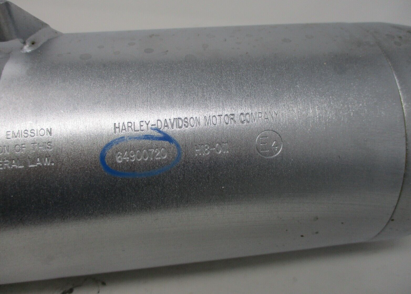 Harley Davidson OEM 18-22 Fat Bob Muffler 64900720