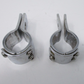 Harley-Davidson Foot Peg Three-Piece Chrome Clamp 1.25"