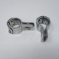 Harley-Davidson Foot Peg Three-Piece Chrome Clamp 1.25"