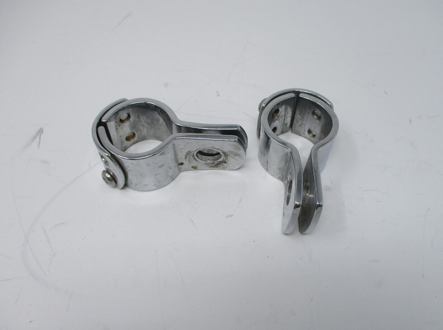 Harley-Davidson Foot Peg Three-Piece Chrome Clamp 1.25"