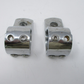 Harley-Davidson Foot Peg Three-Piece Chrome Clamp 1.25"