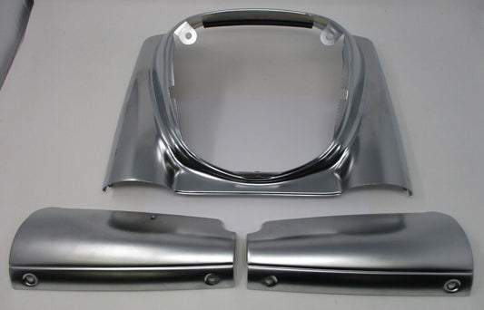 Harley Davidson OEM '18 - '20 Fat Boy Satin Chrome Headlamp Nacelle and Covers