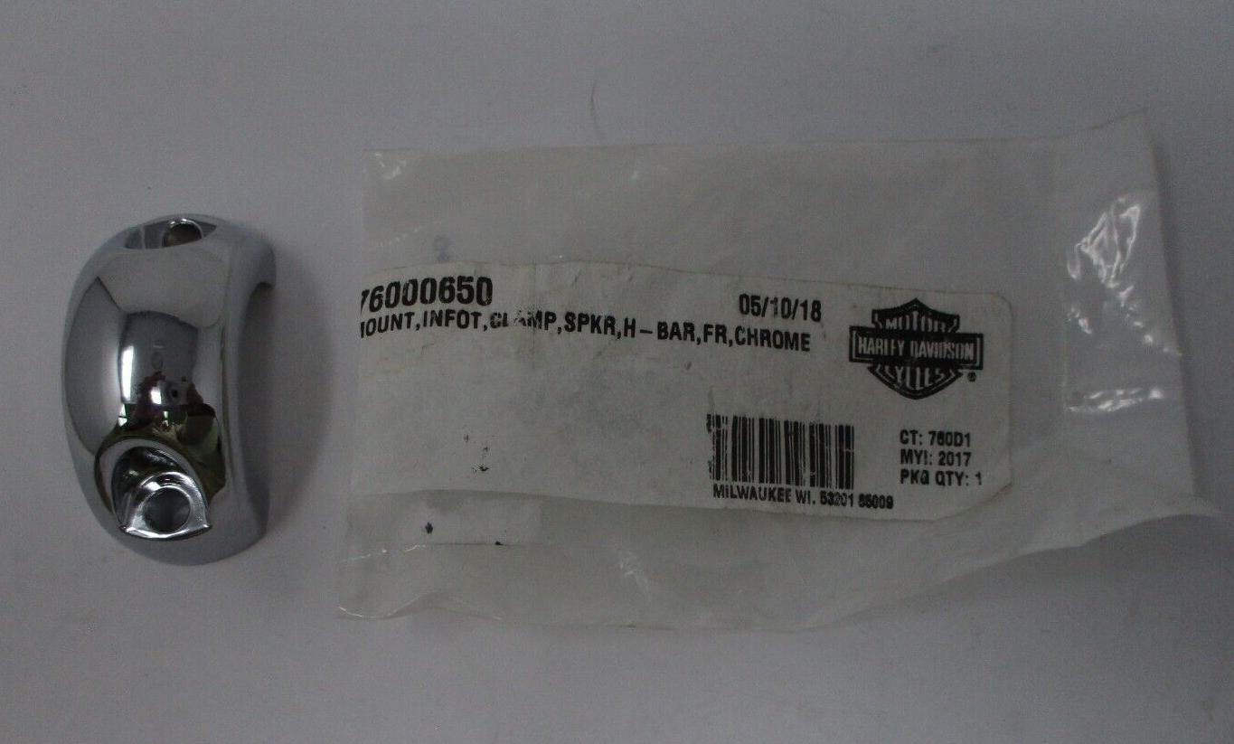 Harley-Davidson Chrome  Speaker Mount Clamp  76000650