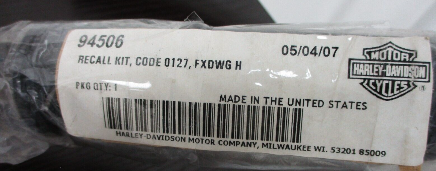 Harley-Davidson Handlebar Recall Kit Code 0127 FXDWG 94506