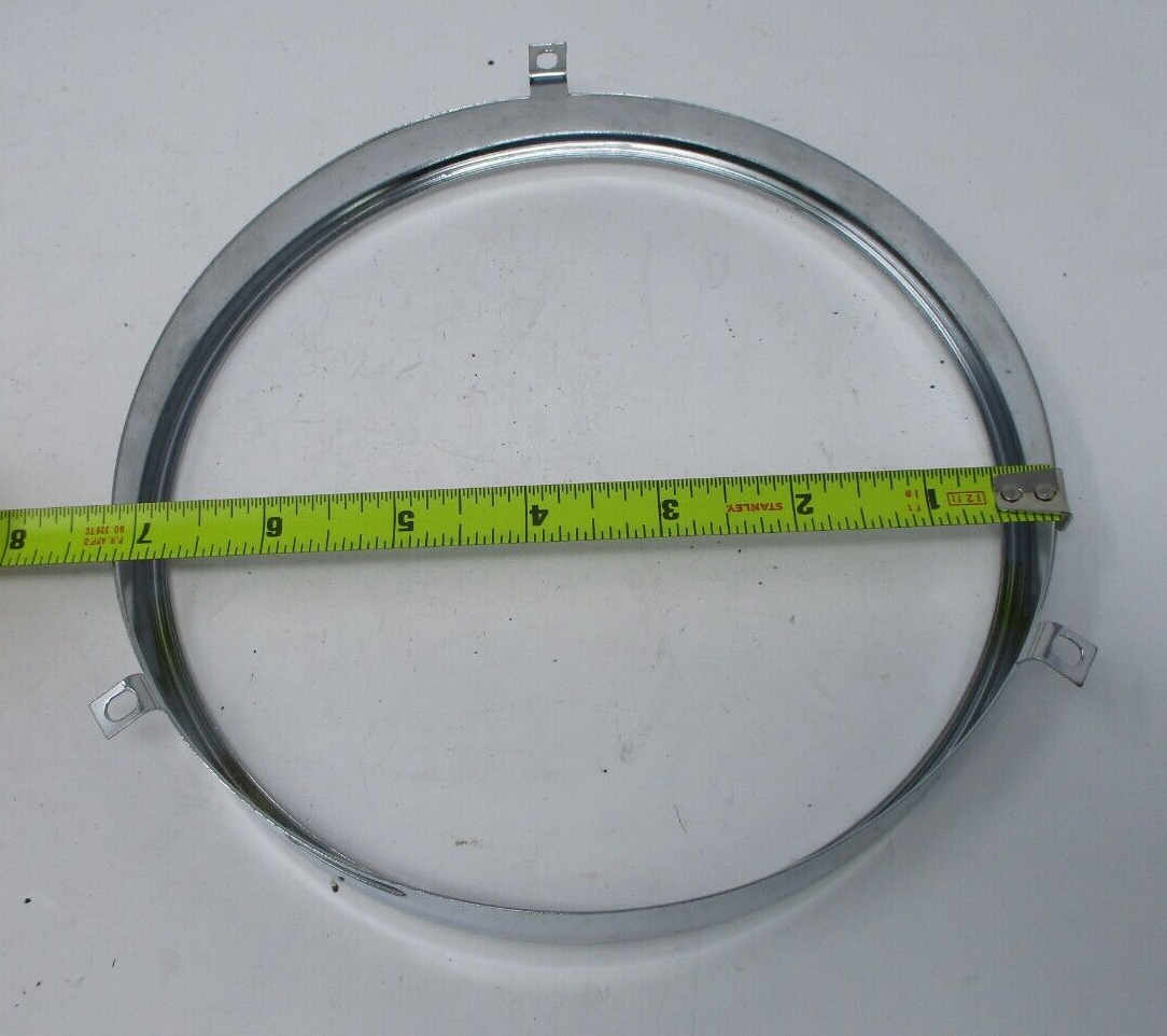 7" Stainless Steel Headlight Retaining Ring Unknown Fitment