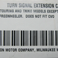 Harley-Davidson OEM 16 & Later Touring Chrome Signal Extension Caps  71500412
