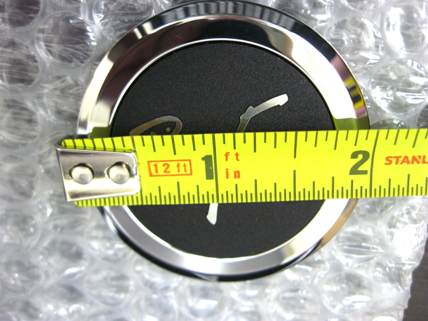 Harley-Davidson OEM Multi-Fit 2" Diameter Black & Chrome "Ride Free" 14101219