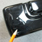 Harley Davidson LH Saddlebag FL Models 14-17 90200414 Vivid Black Silver Stripe