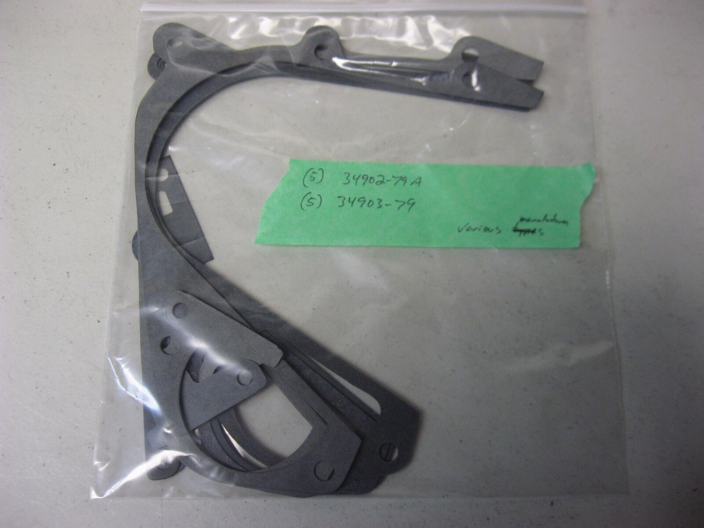 PRIMARY HOUSING GASKETS 34902-79A (5PC) AND 34903-79 (5PC)