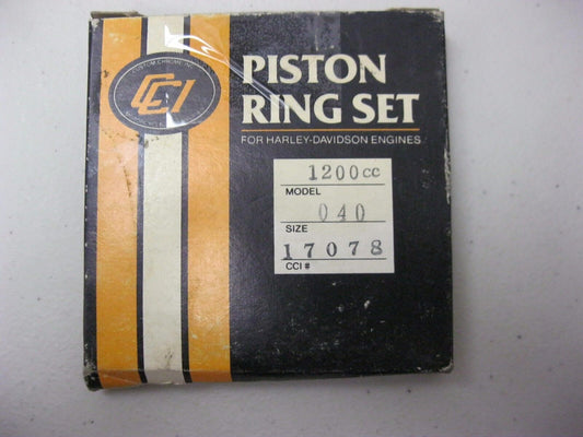 CUSTOM CHROME 17078  PISTON RING SET 1200CC +0.040 OVER