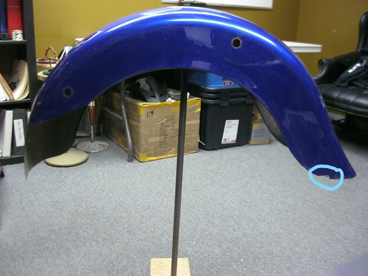 Harley-Davidson OEM FLHR States Blue Pearl Rear Fender 59579-97MR