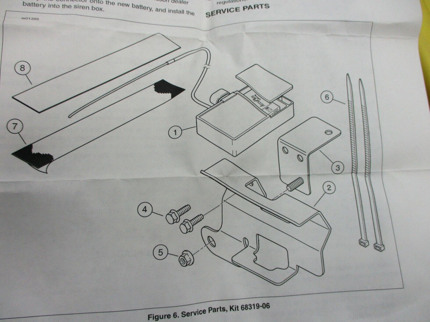 Harley Davidson OEM Softail Security System Smart Siren II Kit 00-02  68319-06