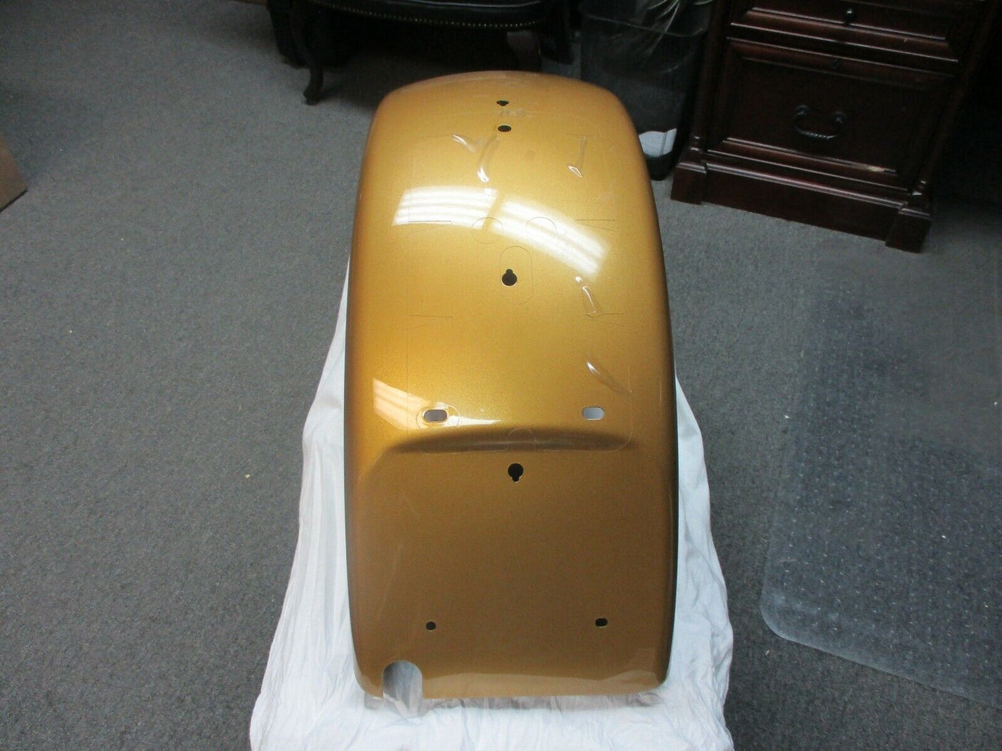 Harley Davidson OEM Rear Fender FLSTF Black Hills Gold/Black Quartz 59500263ECE