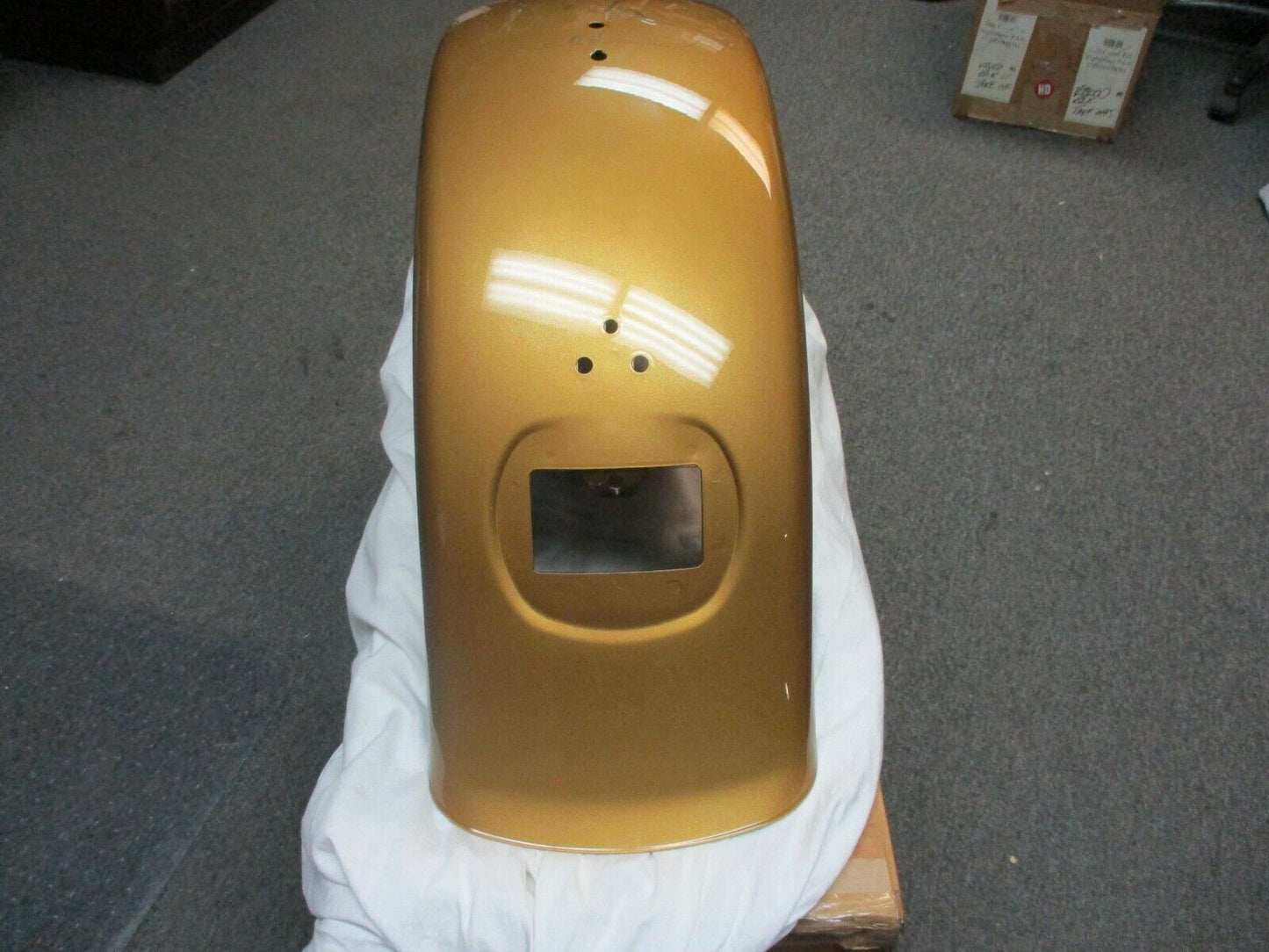 Harley Davidson OEM Rear Fender FLSTF Black Hills Gold/Black Quartz 59500263ECE