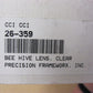 CUSTOM   CHROME   BEE HIVE    LENSE, CLEAR  CCI 26-589