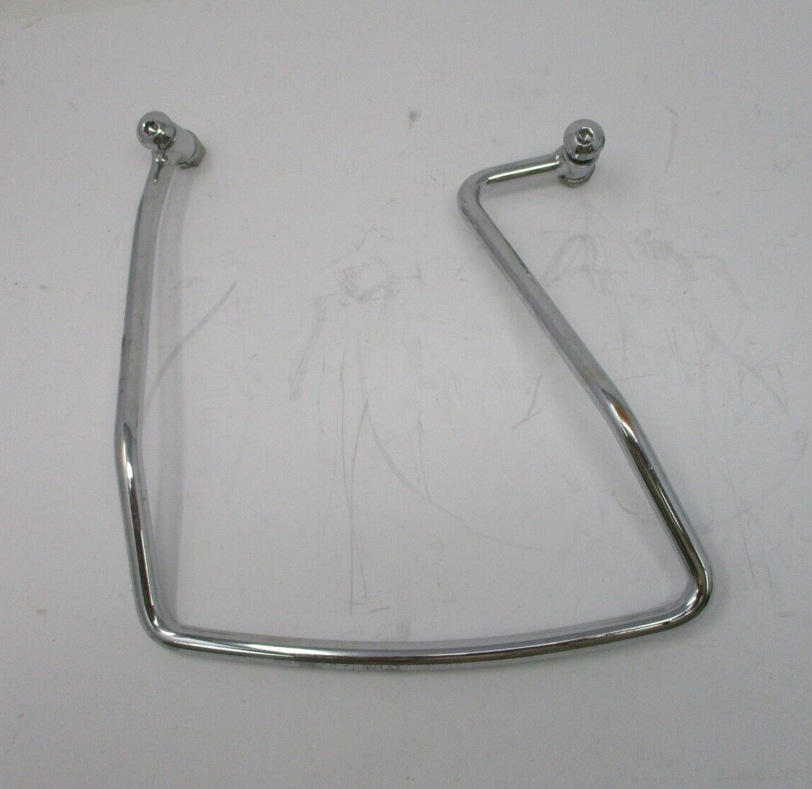 Chrome Saddlebag Support Brackets for Harley-Davidson Unknown Fitment