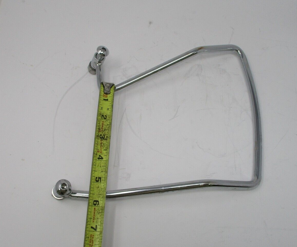 Chrome Saddlebag Support Brackets for Harley-Davidson Unknown Fitment