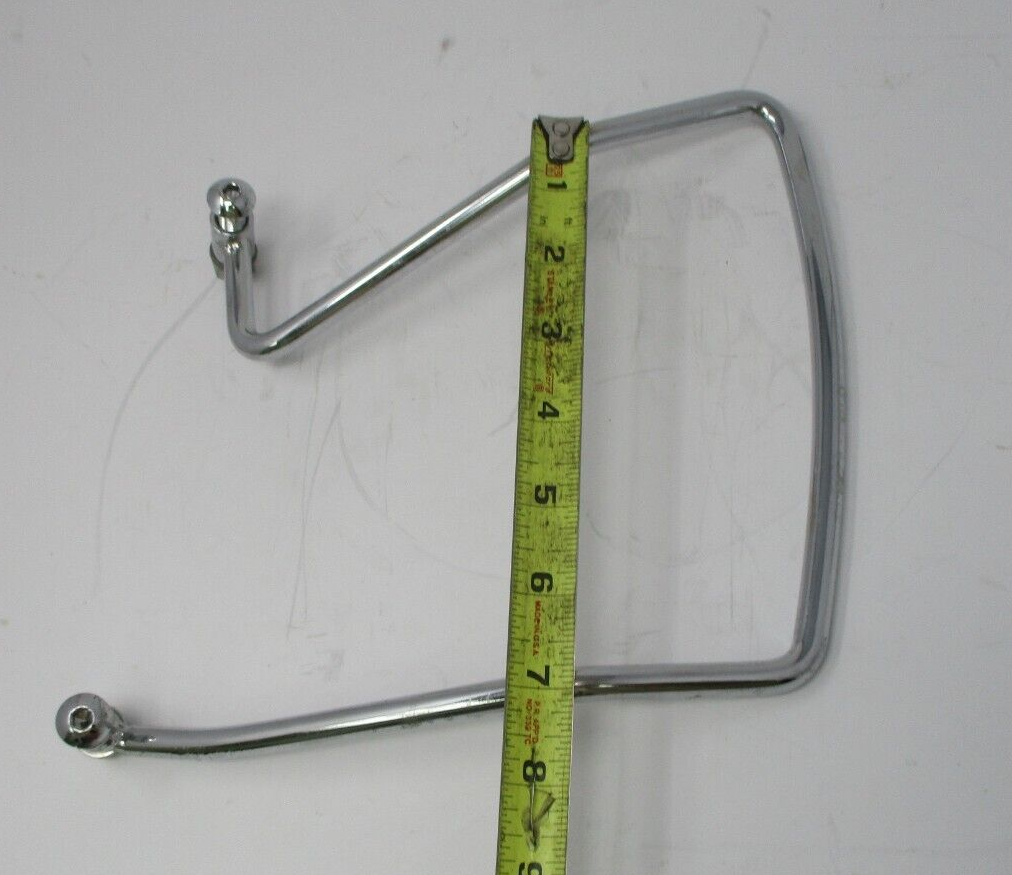 Chrome Saddlebag Support Brackets for Harley-Davidson Unknown Fitment