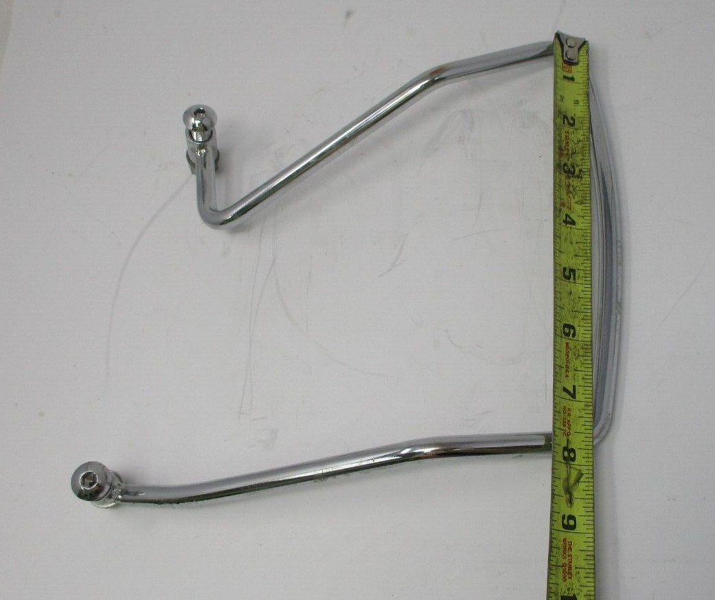 Chrome Saddlebag Support Brackets for Harley-Davidson Unknown Fitment