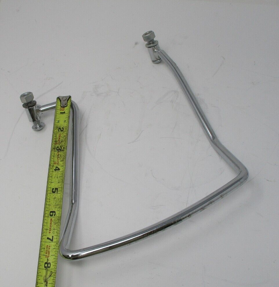 Chrome Saddlebag Support Brackets for Harley-Davidson Unknown Fitment