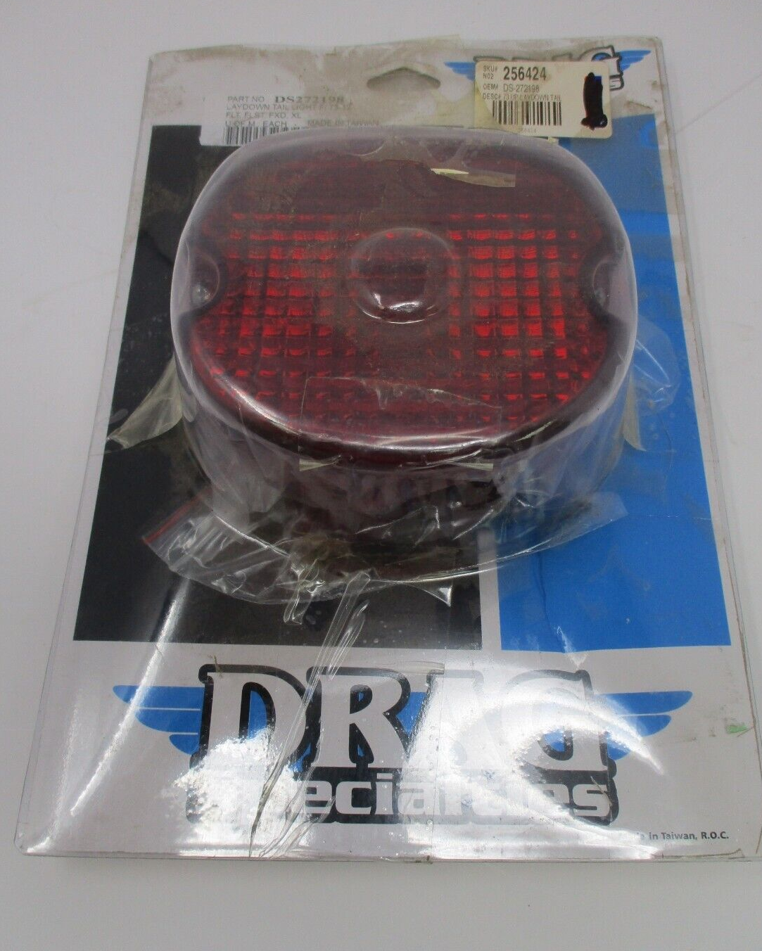 DRAG SPECIALTIES 73 Up Laydown Tail Light Assembly DS 272198