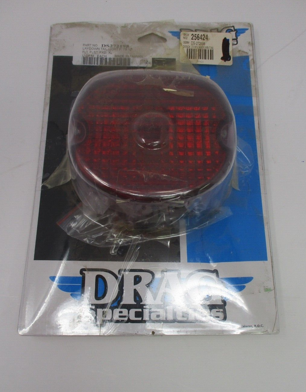 DRAG SPECIALTIES 73 Up Laydown Tail Light Assembly DS 272198