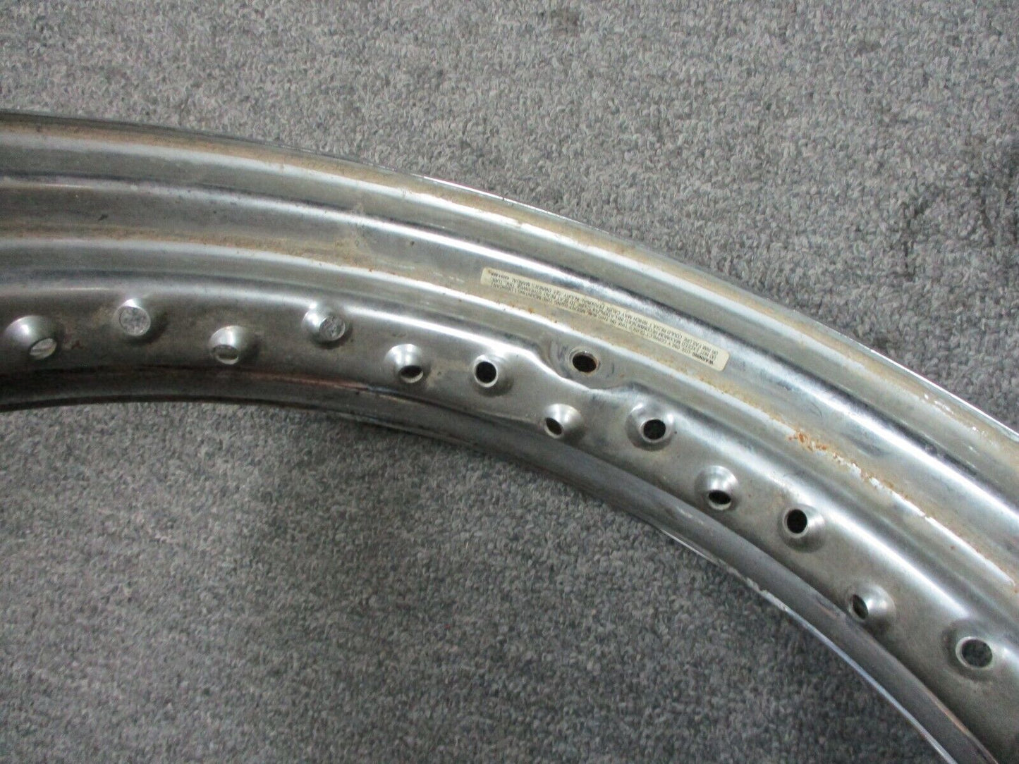 CMR Chrome Wheel Rim 16"x3.00" 40 Spoke