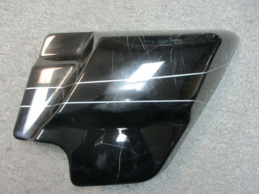 Harley Davidson Used Right Side Cover Vivid Black Silver Pin Stripes 57200078DBX