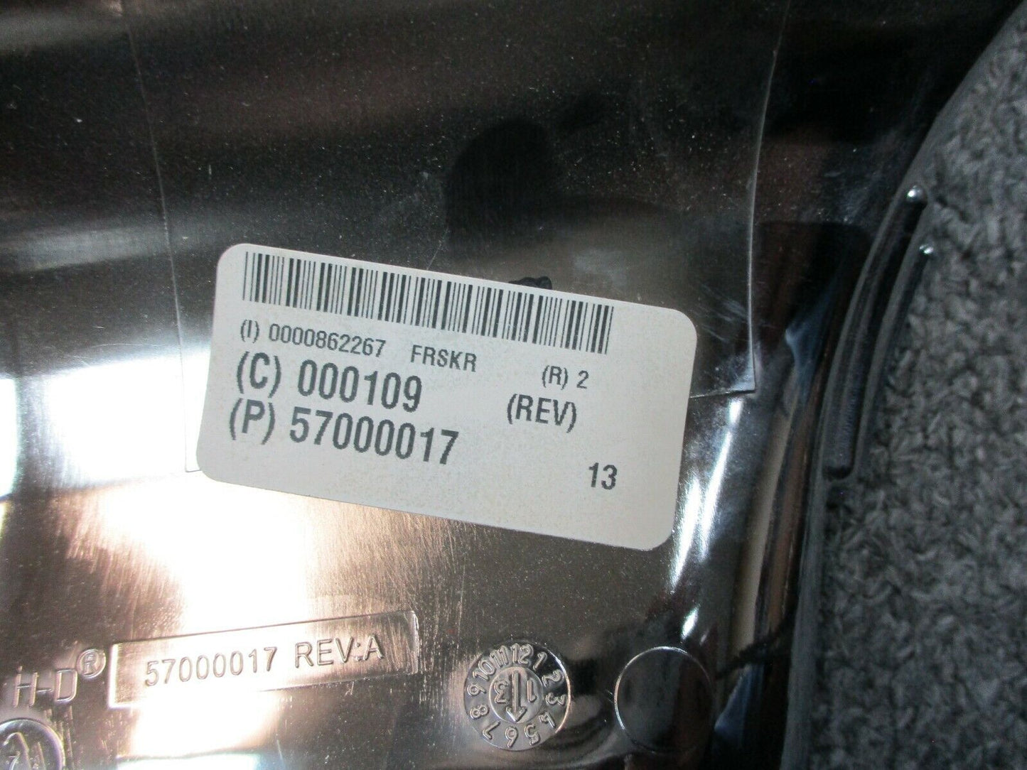 Harley-Davidson OEM Chrome Front Fairing Skirt 57000017 14-21 Touring Models