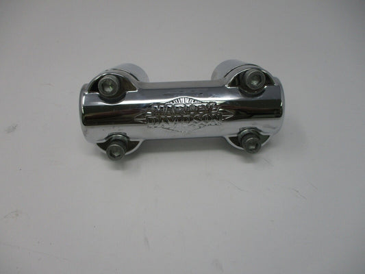 Harley-Davidson Chrome Handlebar Riser & Clamp 56998-09 55984-07