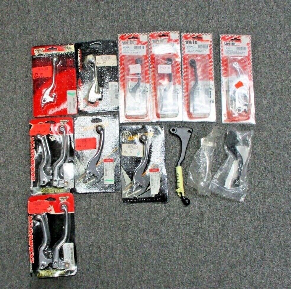 Miscellaneous Collection of Motorcycle Levers, includes Sunline, Wirtz