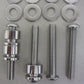 MOTOVAN 252-3332 SADDLEBAG HARDWARE KIT FOR HARLEY DAVIDSON DYNA'S '06 & UP