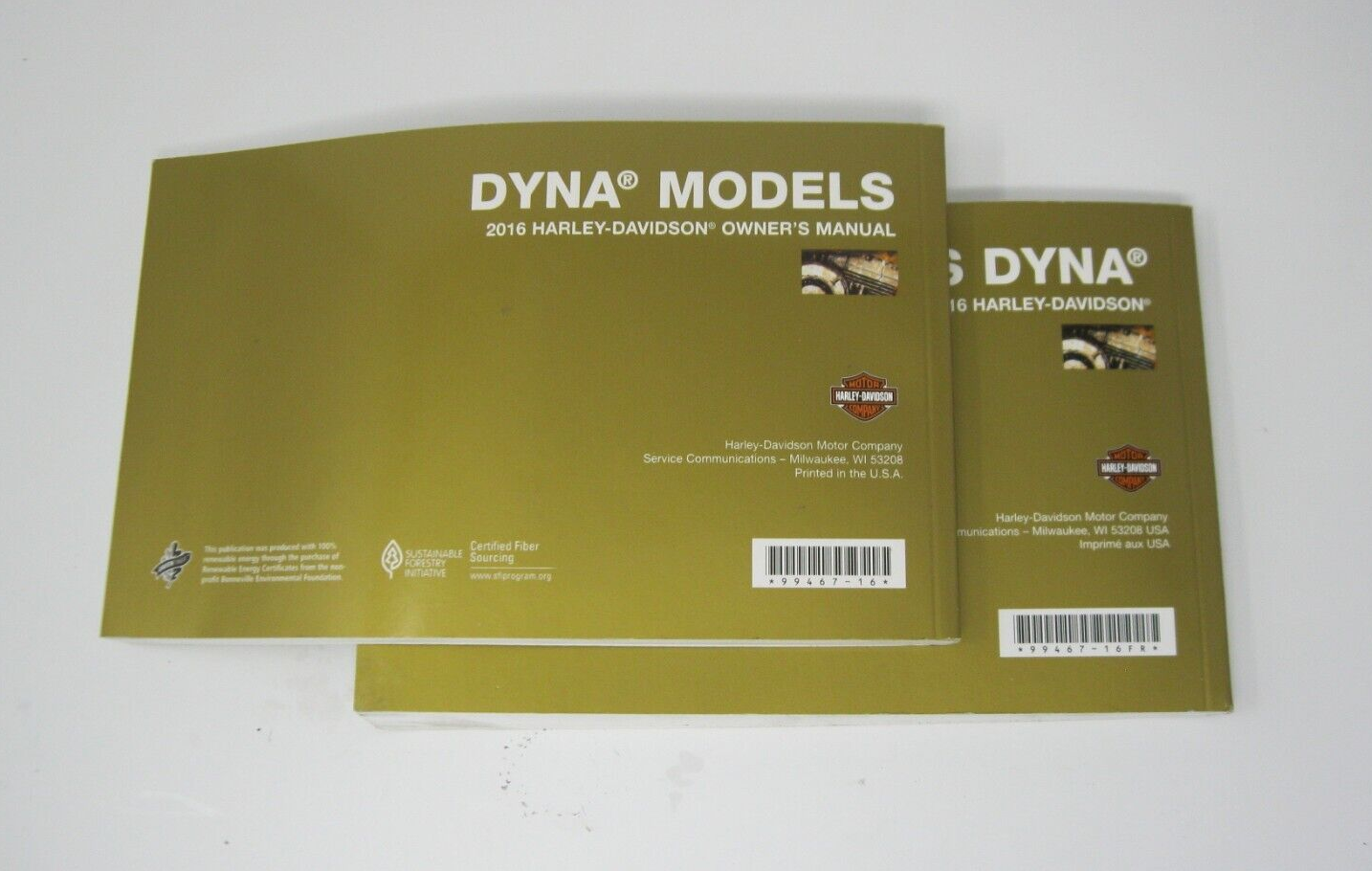 Harley-Davidson Dyna Models 2016 Owner's Manual English and French