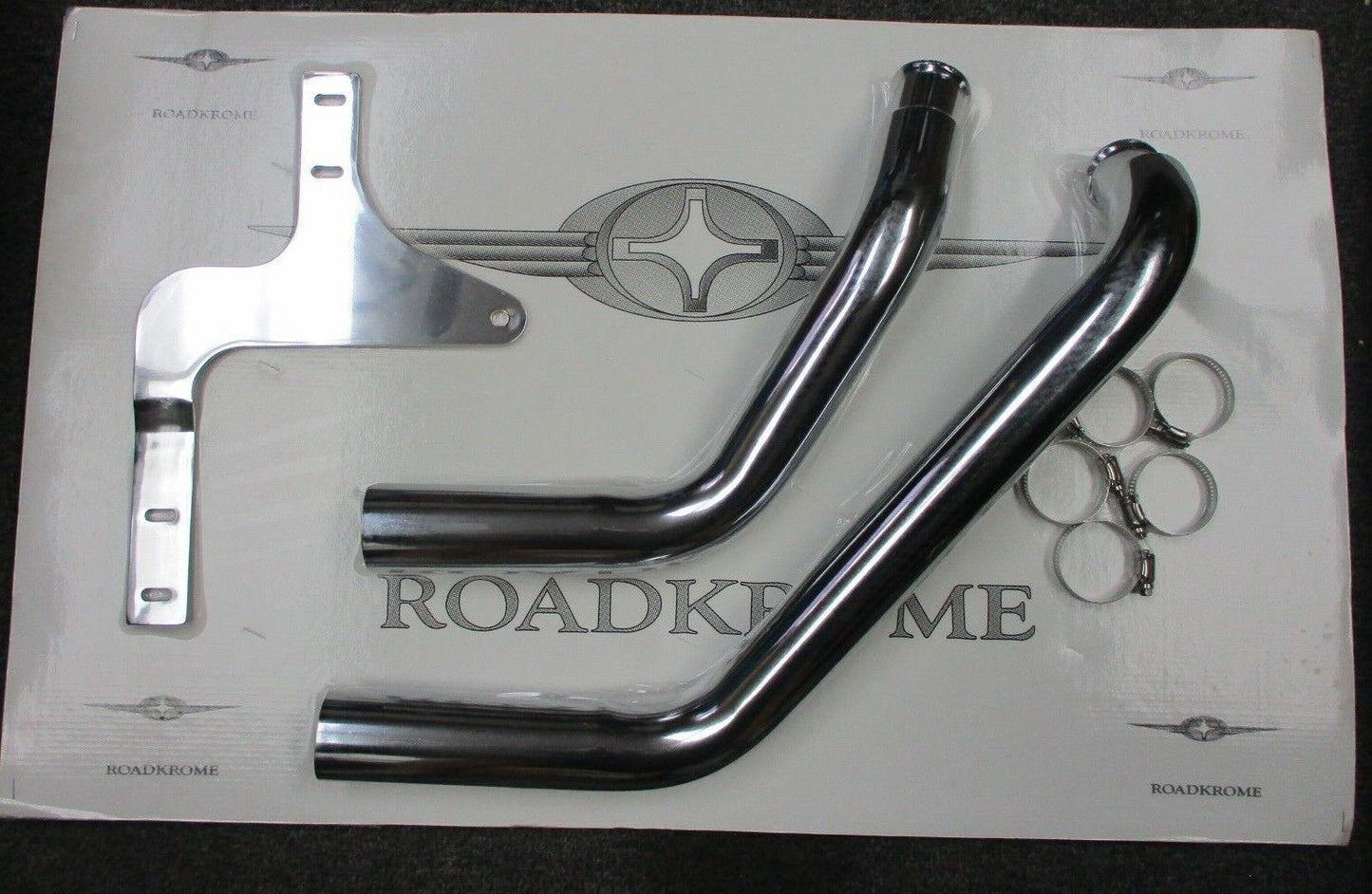 Roadkrome Chrome Exhaust Header Pipe Set for Kawasaki VN1600 - 45-44000