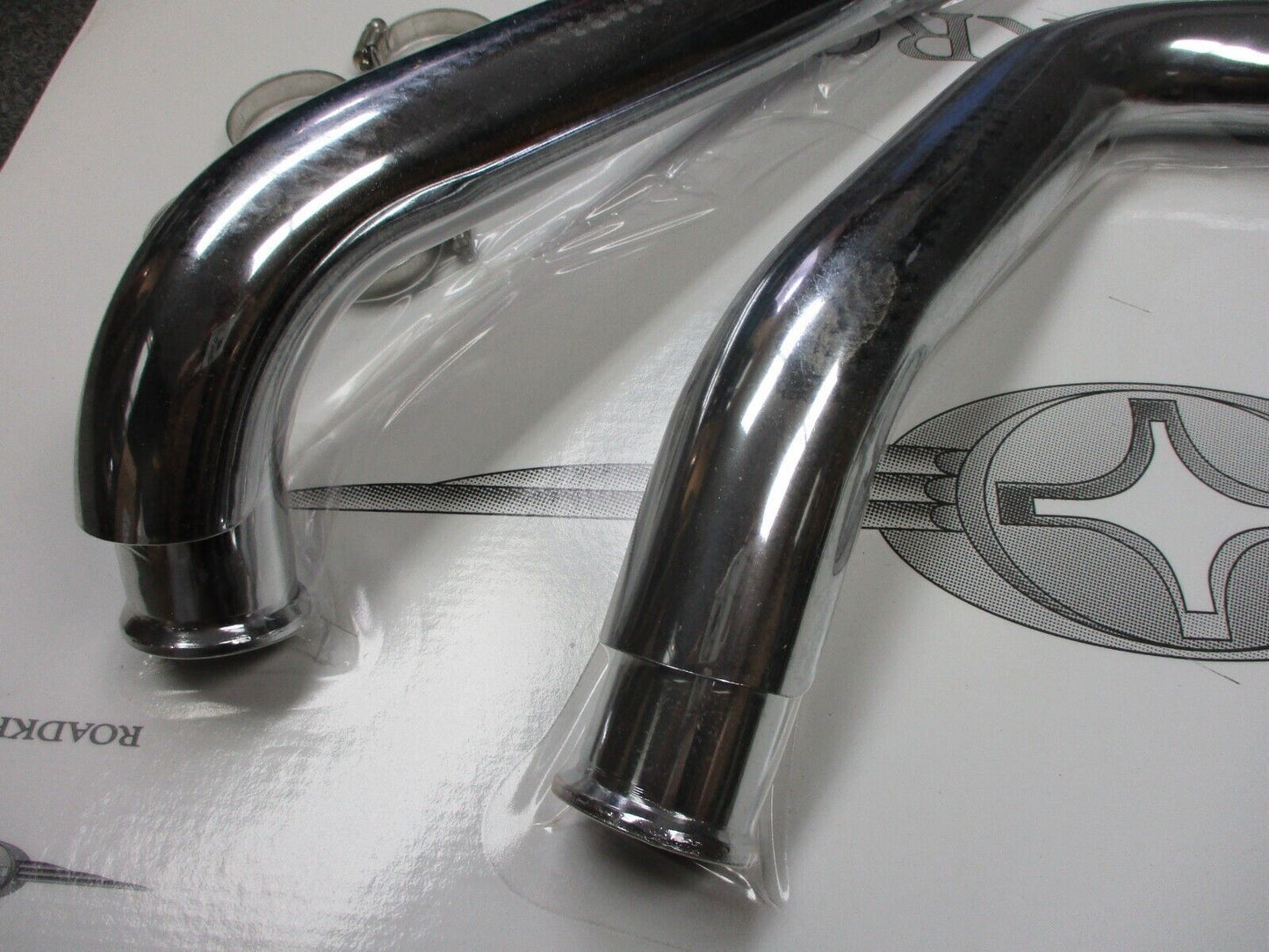 Roadkrome Chrome Exhaust Header Pipe Set for Kawasaki VN1600 - 45-44000