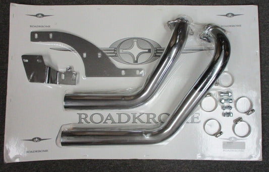 Roadkrome Chrome Exhaust Header Pipe Set for Yamaha XVS1700 - 45-14000