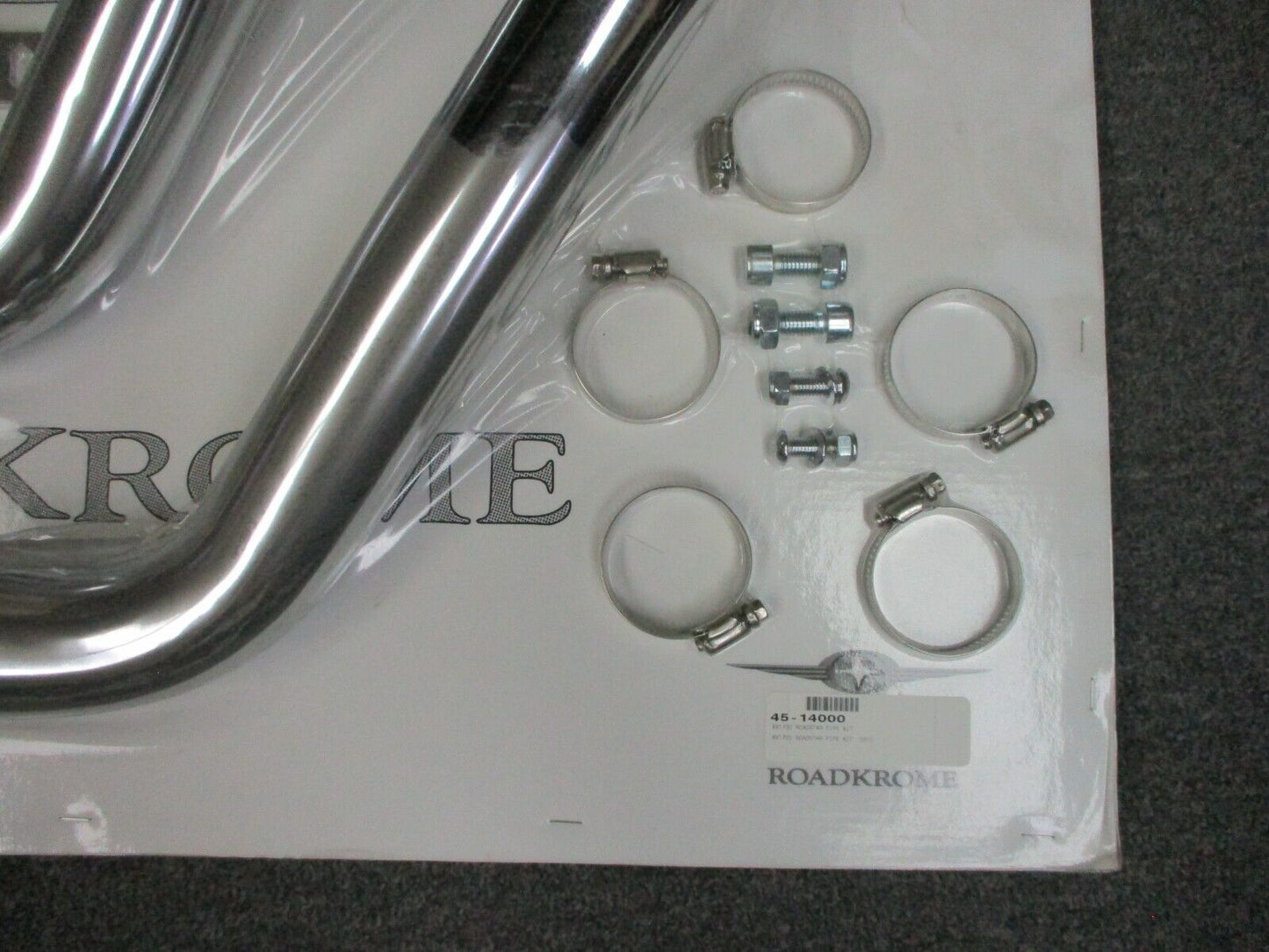 Roadkrome Chrome Exhaust Header Pipe Set for Yamaha XVS1700 - 45-14000