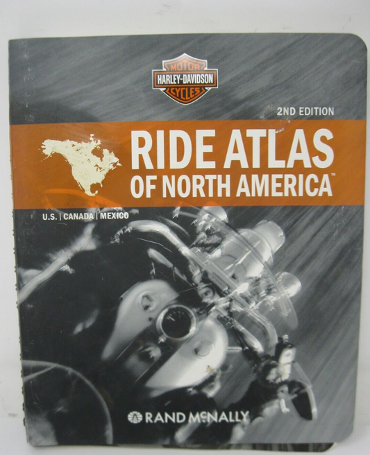 Harley-Davidson  Ride Atlas of North America 2nd Edition ISBN 7060993955