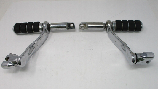 Harley-Davidson Compatible Long Angled Adjustable Highway Peg Mount Kit Pair