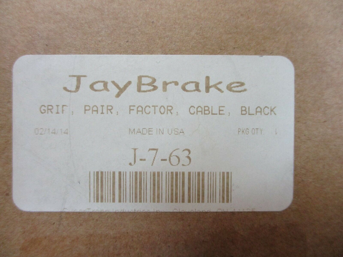 Jay Brake Factor Handle Bar Grips Black Fits 82-19 Harley Davidson Cable Models