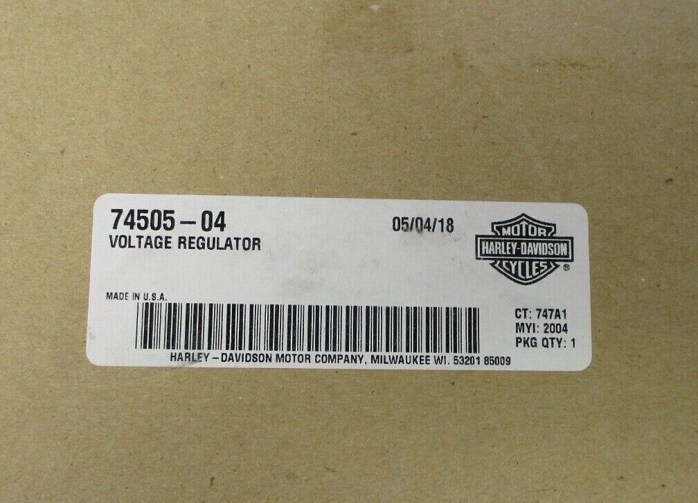 Harley Davidson OEM Voltage Regulator 74505-04