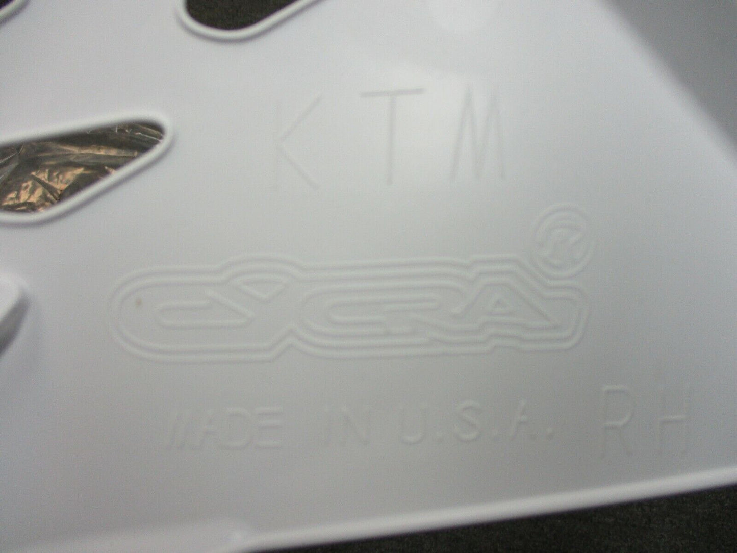 KTM Intake Radiator Shrouds White By Cycra #1CYC-1895-42