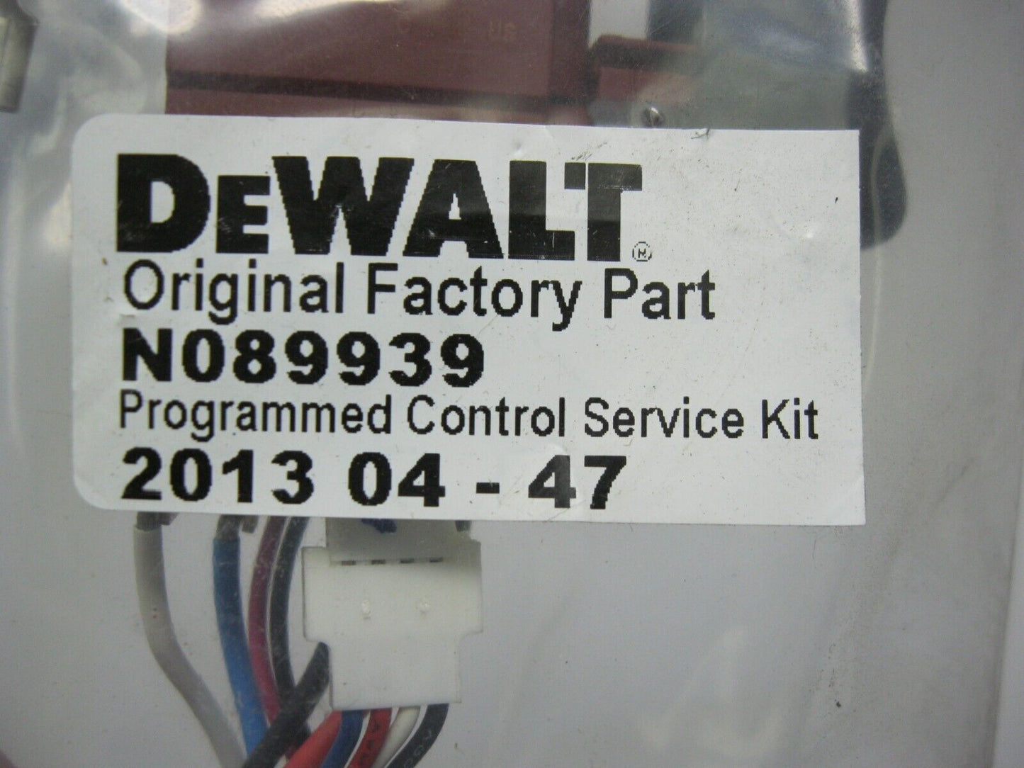 DeWALT OEM Programmed Control Service Kit N089939