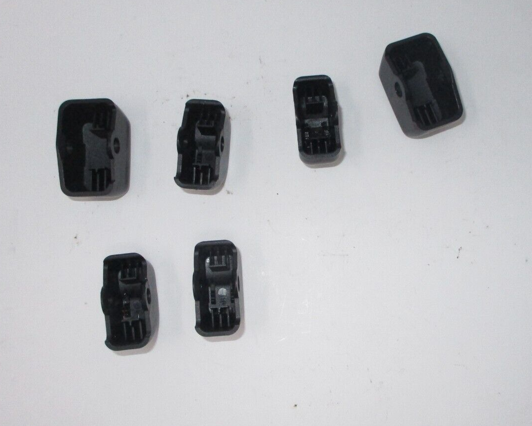 Black  Stock Switch Caps Kit  Fits '16-Later  Dyna/Softail/XL  6 PCS