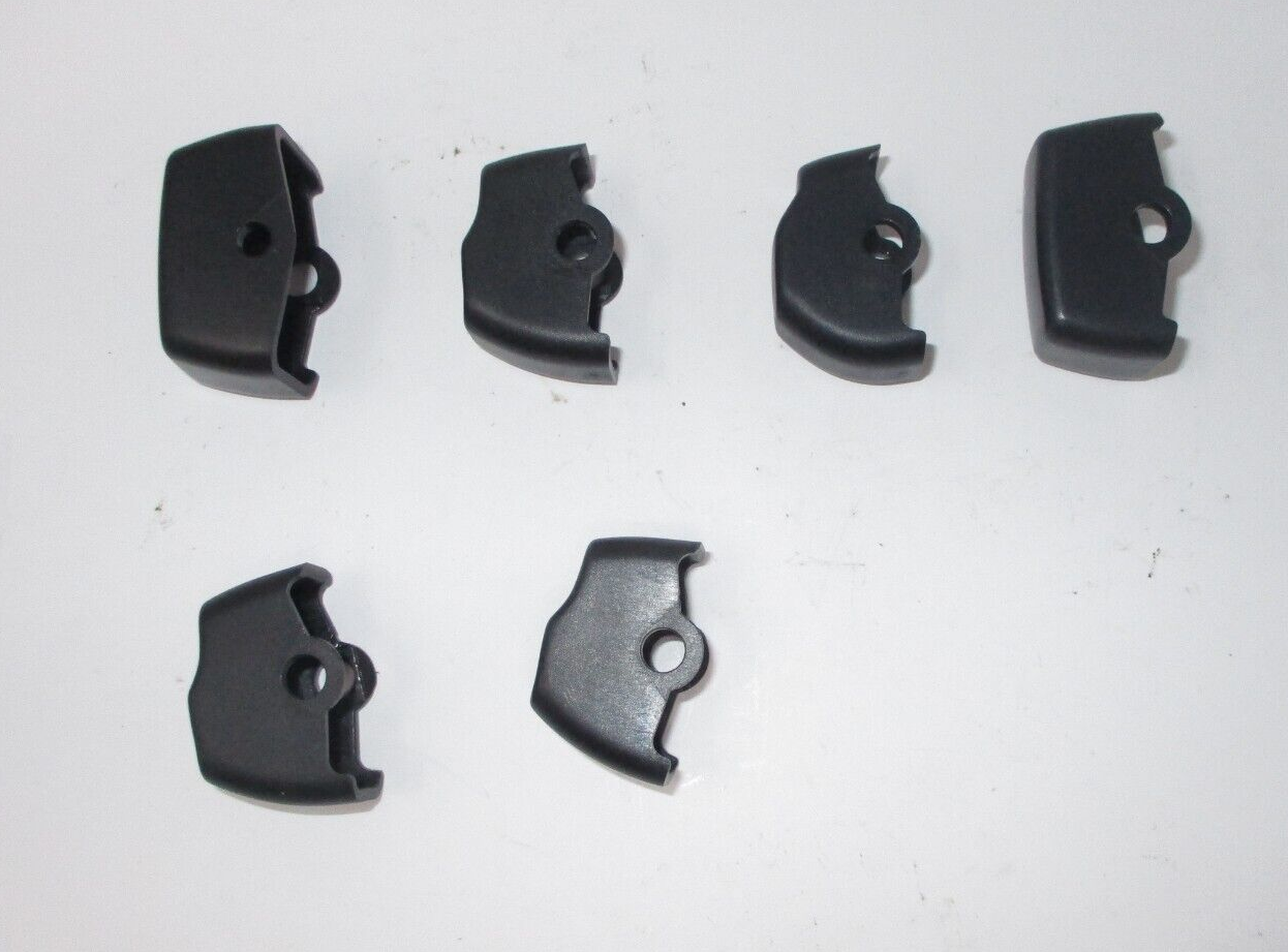 Black  Stock Switch Caps Kit  Fits '16-Later  Dyna/Softail/XL  6 PCS