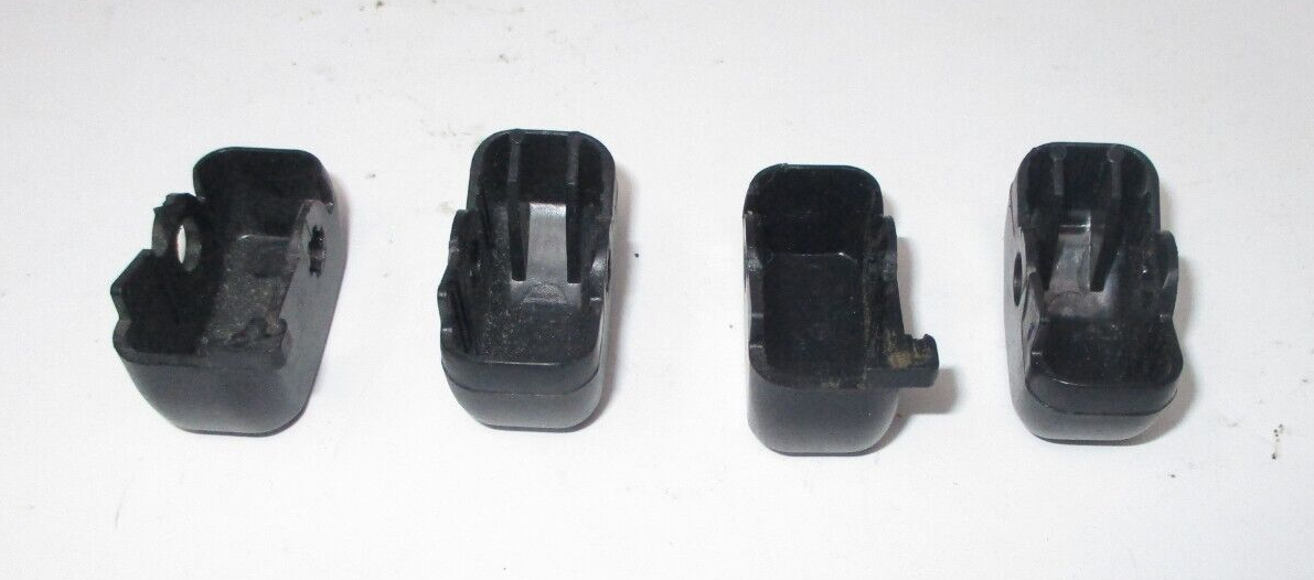 Black  Handlebar Switch Covers 4 pieces